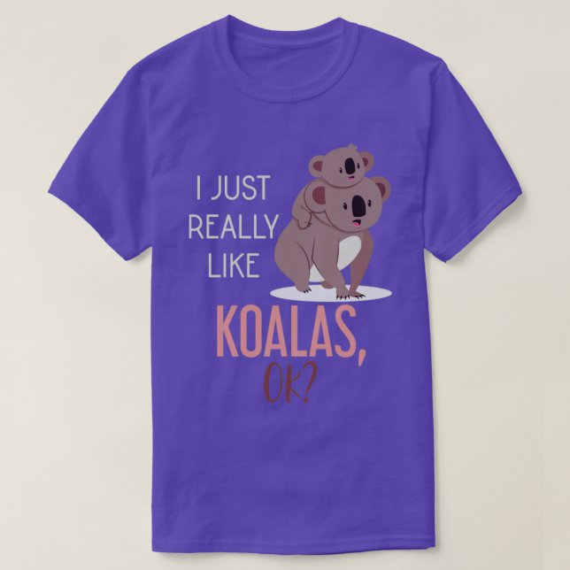 Camiseta Koala Bear Lover Zoo Keeper Austrália Koala (Frente do Design)