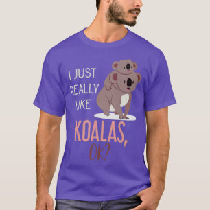 Camiseta Koala Bear Lover Zoo Keeper Austrália Koala