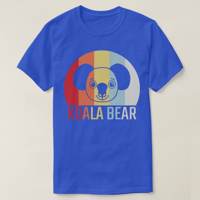 Camiseta Koala Bear Retro 2 (Frente do Design)