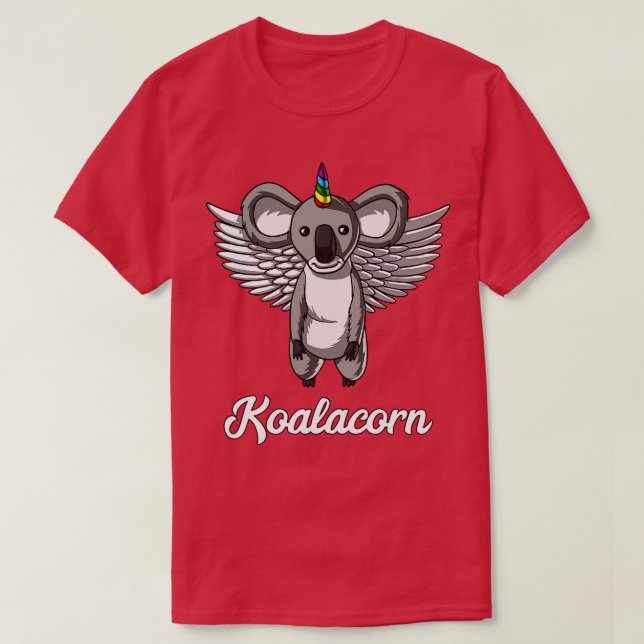 Camiseta Koala Bear Unicorn Koalacorn (Frente do Design)