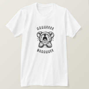 Camiseta Koala Chorão Australiano Engraçado Aur Naur (Oh Nã