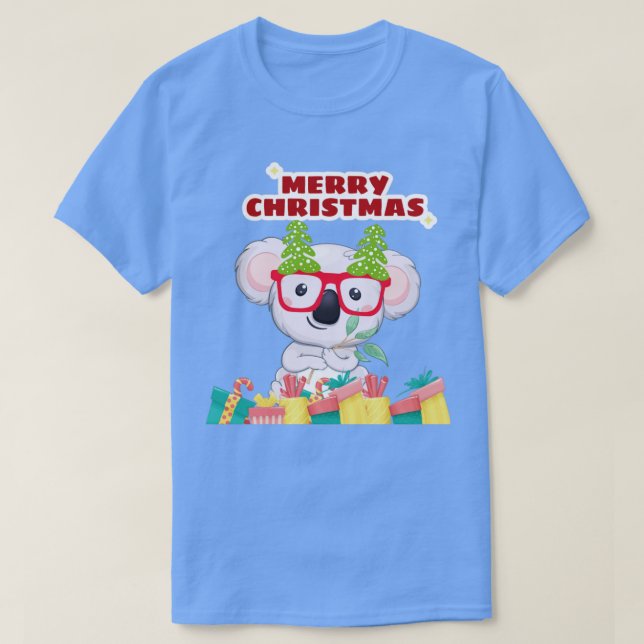 Camiseta Koala Christmas (Frente do Design)