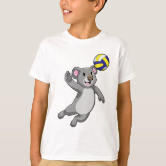 Camiseta Koala como jogador de voleibol