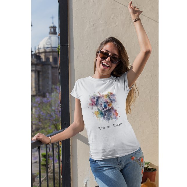 Camiseta Koala Cudles em cores, personalizado (Criador carregado)
