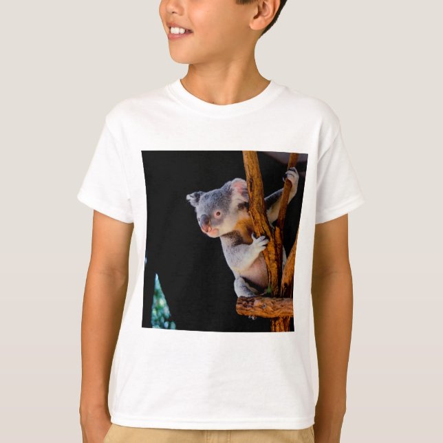 Camiseta Koala Cute na Cinza (Frente)