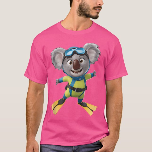 Camiseta Koala Diving (Frente)
