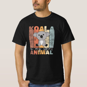 Camiseta Koala É Meu Animal Espírito - Doce Koalas Vintage