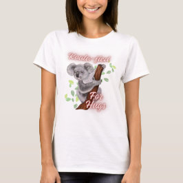 Camiseta Koala-fied para Hugs