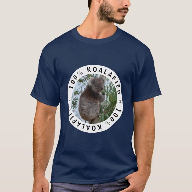 Camiseta Koala Koalafied Qualified Cute Funny (Frente)