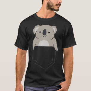 Camiseta Koala Marsupial Austrália Koala Em Pocket Cute Koa