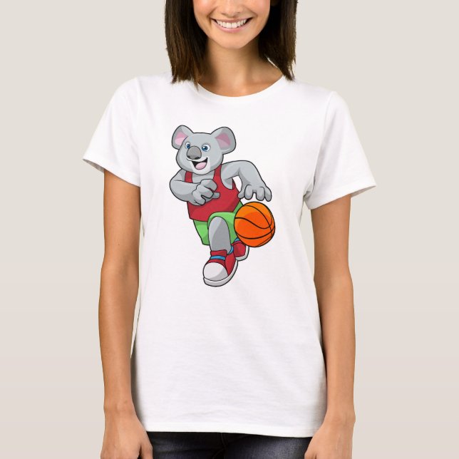 Camiseta Koala no basquetebol (Frente)