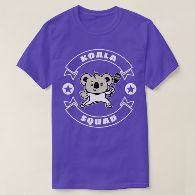 Camiseta Koala Squad (Frente do Design)