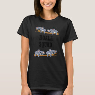 Camiseta Koala Squad Funny Equipe Koala Ironic Dizendo