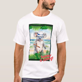 Camiseta Koala "Summer está chegando!"