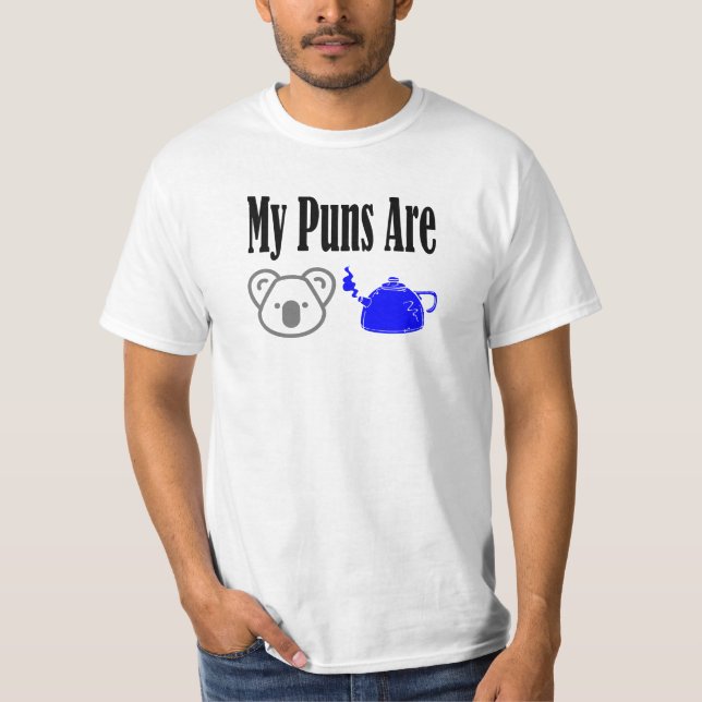 Camiseta Koala Tea Puns Engraçado (Frente)