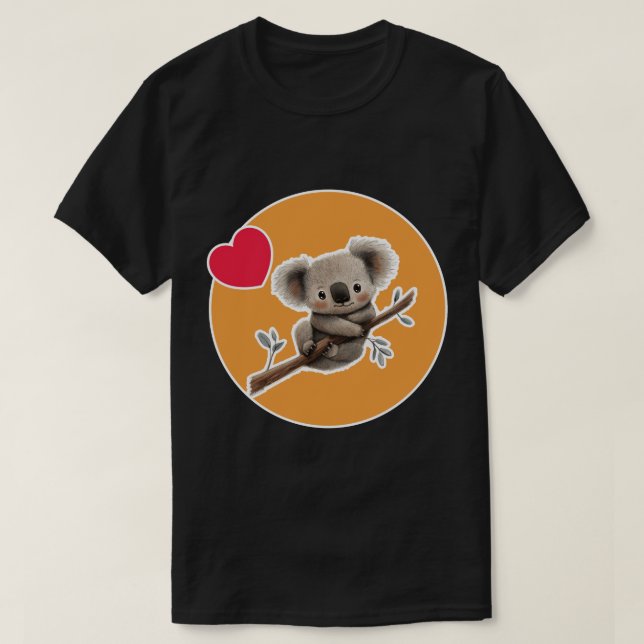 Camiseta Koala with a stick  (Frente do Design)