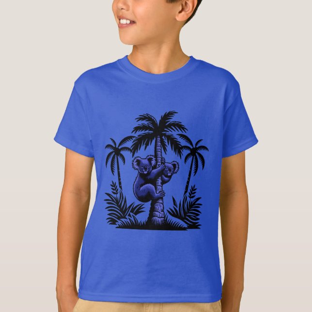 Camiseta Koalabären Koalas auf Palme in Australien (Frente)