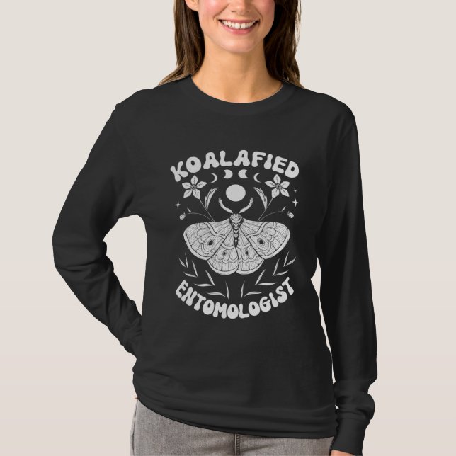 Camiseta Koalafied Entomologist Apparel Entomology for Wome (Frente)