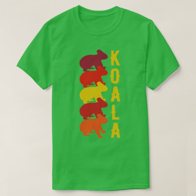 Camiseta Koalas Retro (Frente do Design)