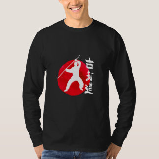 Camiseta Kobudo Artes Marciais Japão Combatendo Design
