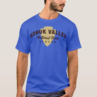 Camiseta Kobuk Valley National Park Arranhe Texto Castanho