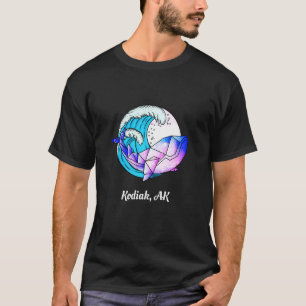 Camiseta Kodiak Ak Japonês Paint Geométrico Orca Killer Wha