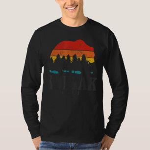 Camiseta Kodiak Alaska Bear Nature Vintage Grizzly Caminhan