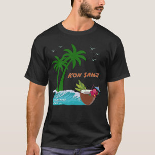 Camiseta Koh Samui Palm Trees Chaweng Thailand Lamai Beach