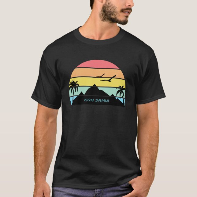 Camiseta Koh Samui Palms Thailand Bangkok Phuket Chang Souv (Frente)