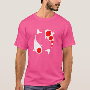 Camiseta Kohaku Koi Fish Lucky Feng Shui Japão Nishikigoi C