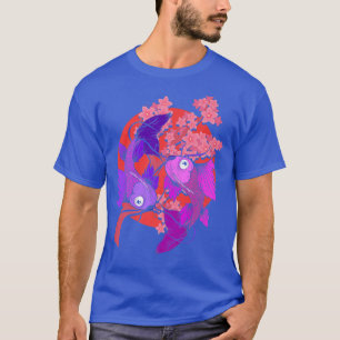 Camiseta Koi Carp Taisho Sanke Koi Fish Pond Sakura Koi Car