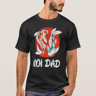 Camiseta Koi Dad Koi Pond Fish Pond