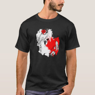 Camiseta Koi Fish Carp Japonês Cultura Do Japão Amor