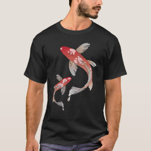 Camiseta Koi Fish Chinese Yin & Yang