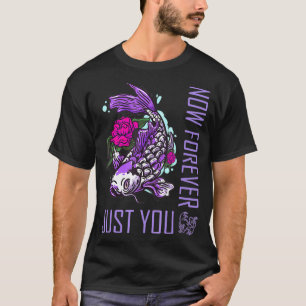 CAMISETA KOI FISH DESENHANDO PARA AMOR JAPONÊS