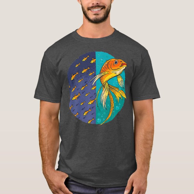Camiseta Koi Fish Graphic Premium (Frente)
