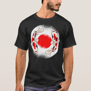 Camiseta Koi Fish Japan Bandeira Japão