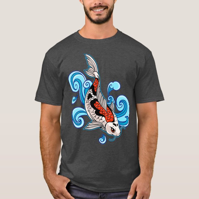 Camiseta Koi Fish Japan Premium (Frente)