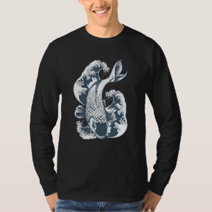Camiseta Koi Fish Legal Japonês Tattoo Jinli Japão Coi Carp
