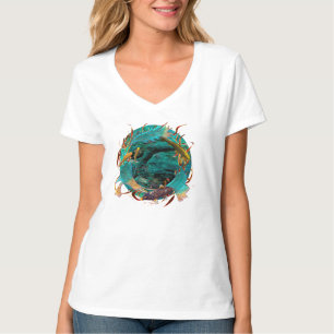 Camiseta Koi Fish "NADANDO EM PAZ"