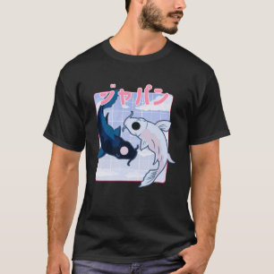 Camiseta Koi Fish Nishikigoi Aestética Cherry Blos