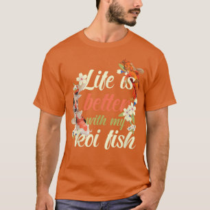 Camiseta Koi Fish Pond Carp Japão Artéria Japonesa