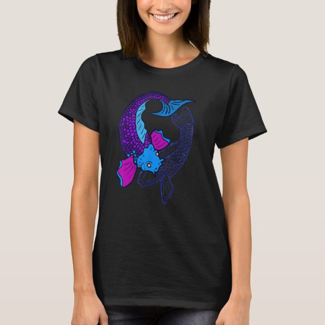 Camiseta Koi Fish Pond Yin E Yang (Frente)