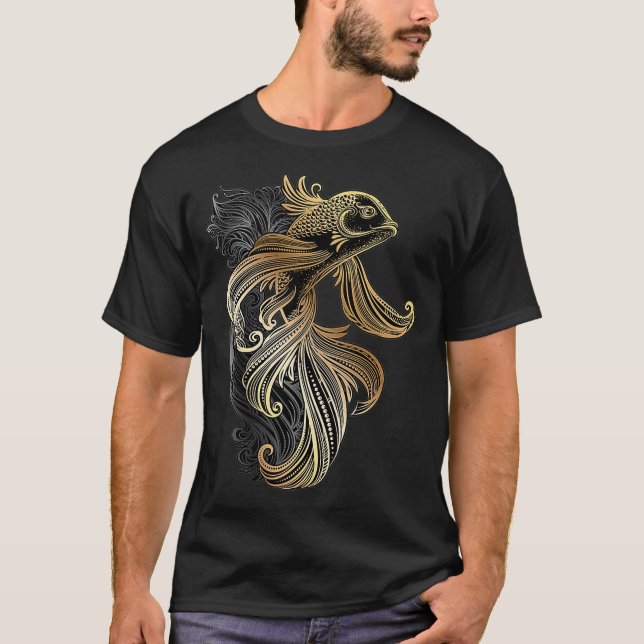 Camiseta Koi Fish Premium (Frente)