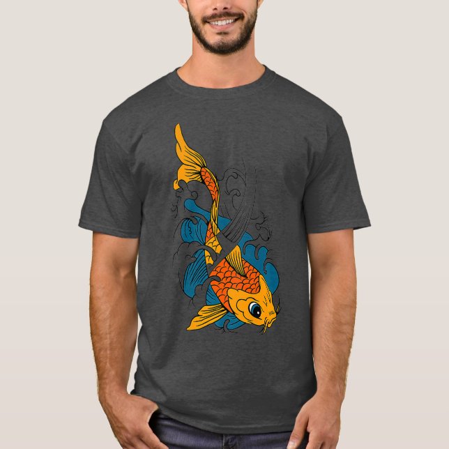 Camiseta Koi Fish Premium (Frente)