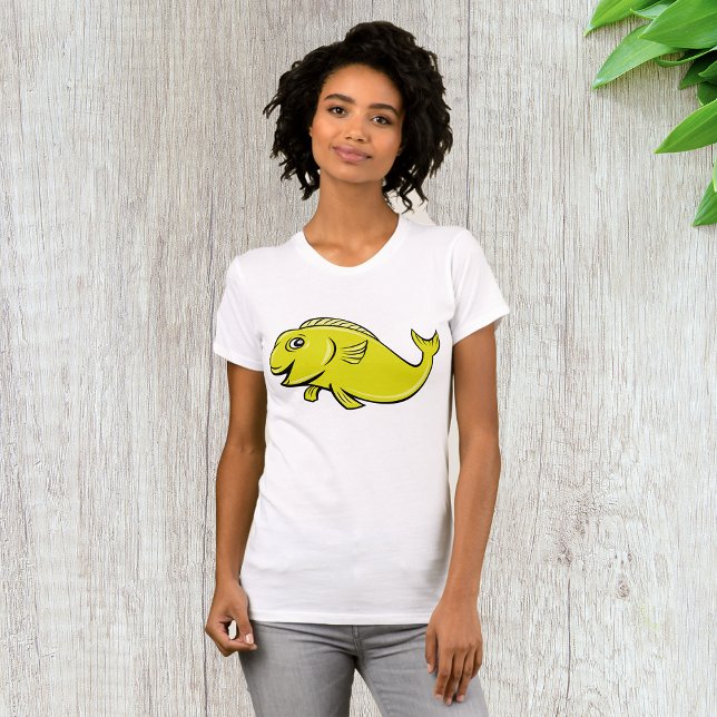 Camiseta Koi Fish Womens T-Shirt (Criador carregado)