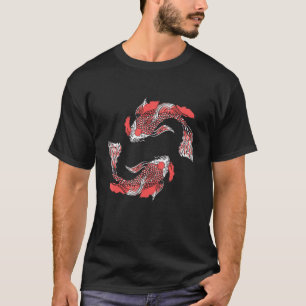 Camiseta Koi Fish Yin Yang Tosai Amur Carp Nishikigoi Koi F
