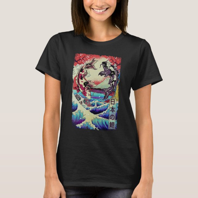 Camiseta Koi Fishes Excelente Wave Off Kanagawa (Frente)