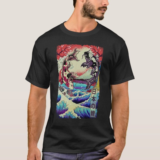 Camiseta Koi Fishes Excelente Wave Off Kanagawa (Frente)