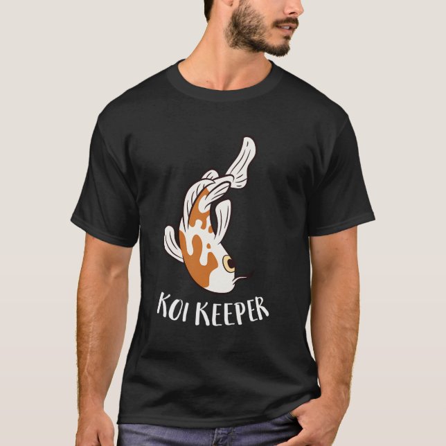 Camiseta Koi Keeper Japonês Koi Fish Lover (Frente)